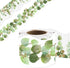 Fancy Land Eucalyptus Die-Cut Border Trim - 36ft Roll, Two-Sided Printed Leaves for Classroom Decor