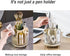 Rotating Pencil Holder, Multi-Compartment Desk Organizer, Stylish Storage Solution for Home Offices, Classroom, Art
