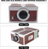 TOPINCN 8X Mini DIY Smartphone Projector, Magnification, Portable Home Cinema Mobile Phone Projector Smart Portable