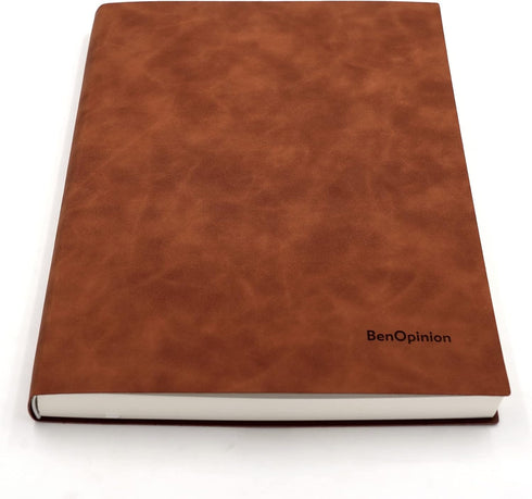 Large Blank Notebook Journal for Writing & Drawing, Soft Faux Leather Cover, 320 Pages, A4 8.4x11.4 inches