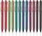 Mr. Pen Retractable Gel Pens, 12 Pack, Black Ink, Fine Point 0.5mm, Fast Dry, Aesthetic Pens for Journaling