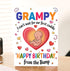 Moonlit93 Grampy - I Can't Wait For Our First Cuddle Happy Birthday From The Bump! Card - Ideas Birthday Card