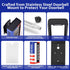 Anti-Theft Doorbell Mount - No-Drill Adjustable Angle Bracket for Video Doorbell Cover Holder