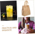 50pcs SOLUSTRE Insulated Grocery Bags Insulated Take Out Bags Bulk Snack Cup Carriers for Drinks Fast Food