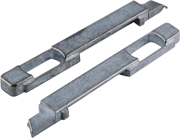 Brixwell Die Cast Finger Latch Set, Zinc Construction, Mill Finish, 4-1/16" Length,