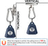 DIYMAG 100LBS Strong Magnetic Hooks, Heavy Duty Neodymium Magnet Hooks with Swivel Carabiner, Pack of 7