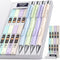 Nicpro 4 PCS Pastel Mechanical Pencil 0.7mm, Cute Fast Click Mechanical Pencils Set with 8 Tubes HB Lead Refills,