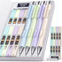 Nicpro 4 PCS Pastel Mechanical Pencil 0.7mm, Cute Fast Click Mechanical Pencils Set with 8 Tubes HB Lead Refills,
