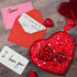 jiebor 100 Sets Mini Envelopes with White Blank Business Cards, Small Enclosure Card for Valentine's Day
