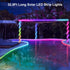 32.8Ft IP68 ZAIYW Dual Color Changing Solar LED Strip Lights Outdoor, Waterproof Strip Lights with Timer Remote