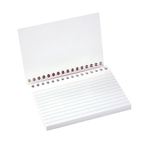 C-Line 4 6 50/PK (48909) x Spiral Bound Index Card Notebook, Ruled