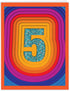 The Best Card Company - 5th Wedding Milestone Anniversary Notecard Jumbo 8.5 x 11 w/Envelope (Not Foil)