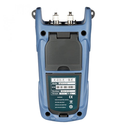 uxcell Fiber Optical Power Meter with Light Source - SC FC Connector Optic Test Equipment for CCTV Communication