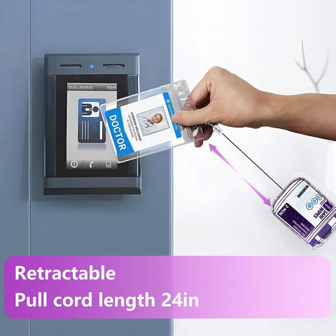 LEBEIGHT CMA 24 Sani Wipes Retractable Badge Reel, Funny Acrylic Badge Reel for Nurse Nursing RN ER CNA LPN Doctor