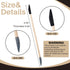 60 Pcs Sanding Sticks Double End Matchsticks, Fine Detailing Polishing Sticks for Plastic Models Wood Hobby, 120/280