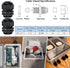 Zulkit Junction Box, ABS Plastic Dustproof Waterproof IP65 Electrical Box with Hinged Shell and Clear Cover