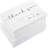 GSM Brands 100 Thank You Cards for Wedding (Mr and Mrs Theme) - Cards with Envelopes