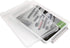 BTSKY 3 Pack A4 Plus Clear Plastic Stackable Storage Box, Desk Paper Organizer with Buckle, Document Holders