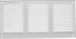 Vent Systems 12'' x 6'' Inch White Air Vent Cover, Metal Air Return Grill with Pest Guard Screen for Home Improvement