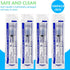 100 Pack 3ml/cc Plastic Syringe Luer Lock Tip - Liquid Measuring Tools (No Needle) - Sterile Individually Sealed