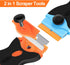 2PACK Razor Blade Scraper, 2-in-1 Scraper Tool with 12Pcs Plastic Blades and 7Pcs Metal Blades, Multi-Purpose Cleaning Razor Scraper for Decals, Stickers, Labels, Caulk, Adhesive, Paint Removal