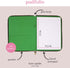Kate Spade New York Vegan Leather Padfolio, Zipper Portfolio with 8.5" x 11" Writing Pad, Modern Leopard Organizer