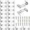 FdcZeyxior T5 Clips Bracket Hanger for Integrated Tube Light Fixture, 20 Pcs Fluorescent