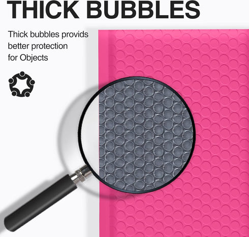 UCGOU Bubble Mailers 6x10 Inch Hot Pink, 25 Pack, Usable Size 6x9 Inch Poly Padded Envelopes for Jewelry, Makeup