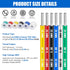 HuLuWa 22 Gauge Electrical Wire Cable Kit, 22 AWG Stranded Tinned Copper Wire, 6 Colors (26.25 Feet Each)