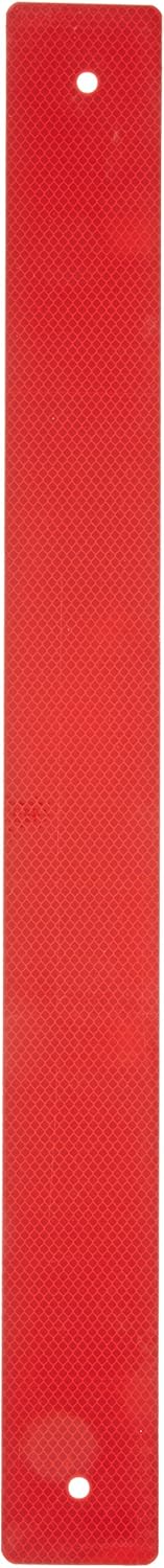 SmartSign - K-2192-R-DG-03x30 Reflective Sign Post Panel | 3" x 30" 3M Diamond Grade Reflective Aluminum Red