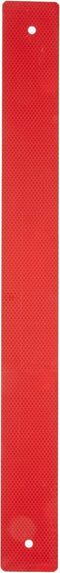 SmartSign - K-2192-R-DG-03x30 Reflective Sign Post Panel | 3" x 30" 3M Diamond Grade Reflective Aluminum Red