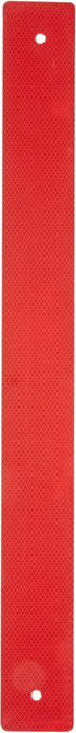 SmartSign - K-2192-R-DG-03x30 Reflective Sign Post Panel | 3" x 30" 3M Diamond Grade Reflective Aluminum Red