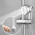 Qusmeiyici Sink Faucet Sprayer Attachment,Salon Shampoo Bowl Spray Head Side Control Button Pedicure Chair Sprayer