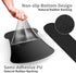 Keyboard Wrist Rest and Mouse Pad Set, Ergonomic Coaster for Easy Typing Pain Relief, Memory Foam, Cowhide Brown Black