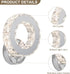 K9 Buccleuch LED Crystal Wall Sconce, Bright Adjustable Color Wall Sconce Light Fixture Stainless Steel White Crystal