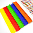 100 Pcs Plastic Tamper Seals, Fire Extinguisher Tags, Pull-Tite Security Retail Anti-Theft, 250mm Length, Red