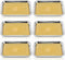 iplusmile 6 Set Dissection Pan with Wax, 10.2" x 7.5" Reusable Thicken