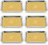 iplusmile 6 Set Dissection Pan with Wax, 10.2" x 7.5" Reusable Thicken
