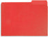 Blue Summit Supplies 200 Red File Folders, Letter Size, 1/3 Cut Tab for Easy File Storage