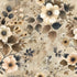 REDAMANCY 17.7"x236" Brown Beige Flower Vintage Peel and Stick Wallpaper Modern Wall Paper