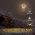 YUNLEX 2 Pack Dimming, 3 Plug in Night Light with Motion Sensor and Dusk to Dawn Sensor, Stepless Warm White LED