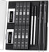 Four Candies Metal Mechanical Pencils, 0.5 & 0.7 mm, 2PCS with Dual Spring, Lead Refills, Erasers for Writing