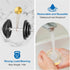 EASETROL (4, Suction Cup Hooks for Shower Towels Robes, Heavy Duty Wreaths Hangers Hooks Stainless Steel, No Drill on