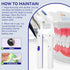 Annhua Dental Mirror for Teeth with Light Anti Fog Dentist Mouth Mirror, Reusable Plastics Dentist Mirror