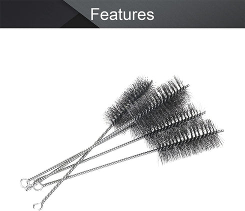 2.0-inch 12-inch 5PCs Utoolmart Steel Wire Cleaning Brush - Spiral Power Brush, Diameter Length