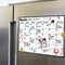 Volcanics Fridge Calendar Magnetic Dry Erase Whiteboard for Refrigerator Planners, 11.5 x 14.7 Inches
