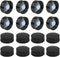 16 Pcs Growler Caps 28mm - Black Phenolic Caps for Glass and Plastic Bottle Lids, Daily Chemicals, Food
