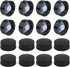16 Pcs Growler Caps 28mm - Black Phenolic Caps for Glass and Plastic Bottle Lids, Daily Chemicals, Food