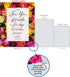 NobleWorks 4th Wedding Milestone Anniversary Notecard, Jumbo 8.5 x 11 with Envelope for Men and Women