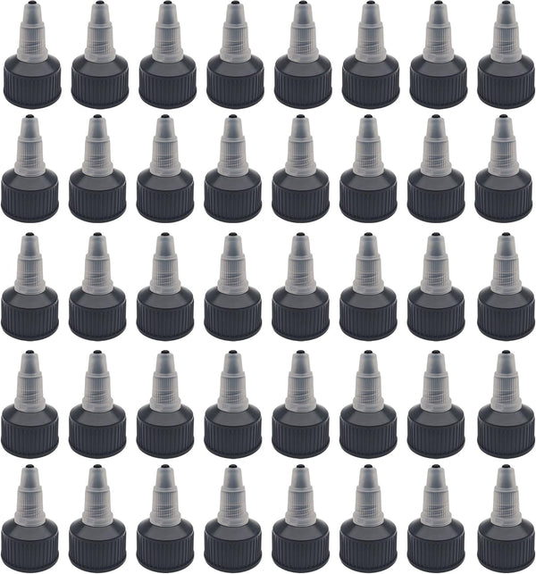 Wzttdm 40 Pcs 24/410 Natural Twist Bottle Caps - Squeeze Bottle Replacement Caps